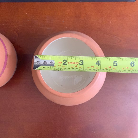 2 Hand crafted Hand Thrown clay Southwest Pottery vase & bowl set, Signed JBL - Picture 13 of 16